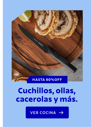 HASTA 60% OFF Cuchillos, ollas, cacerolas y más